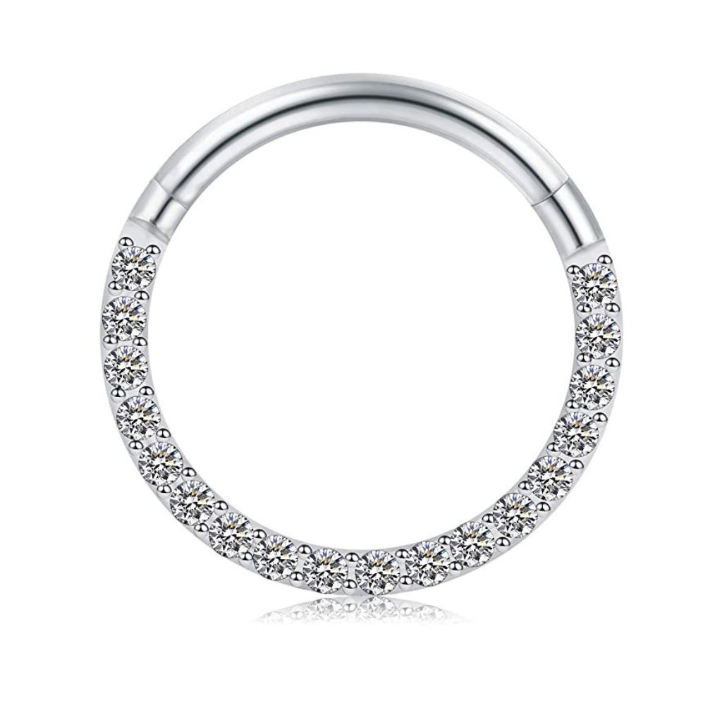 Clicker de septo con Pavé (Acero) (8 mm)