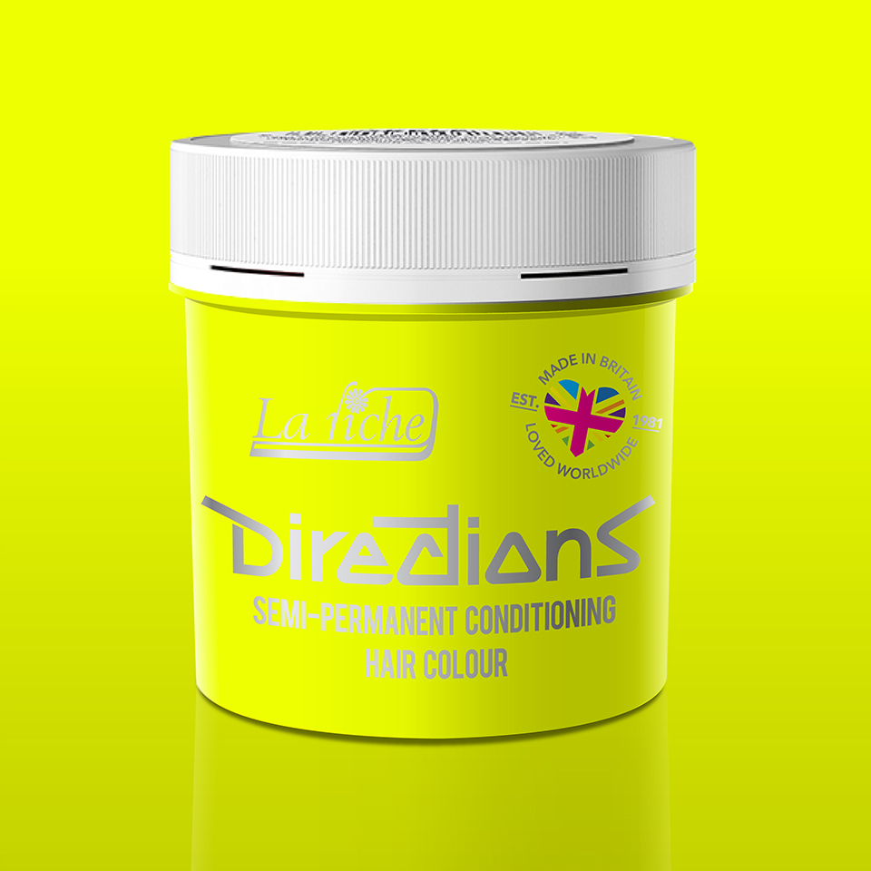 Direction Hair Colour Fluorescent Yelliow (Glow)