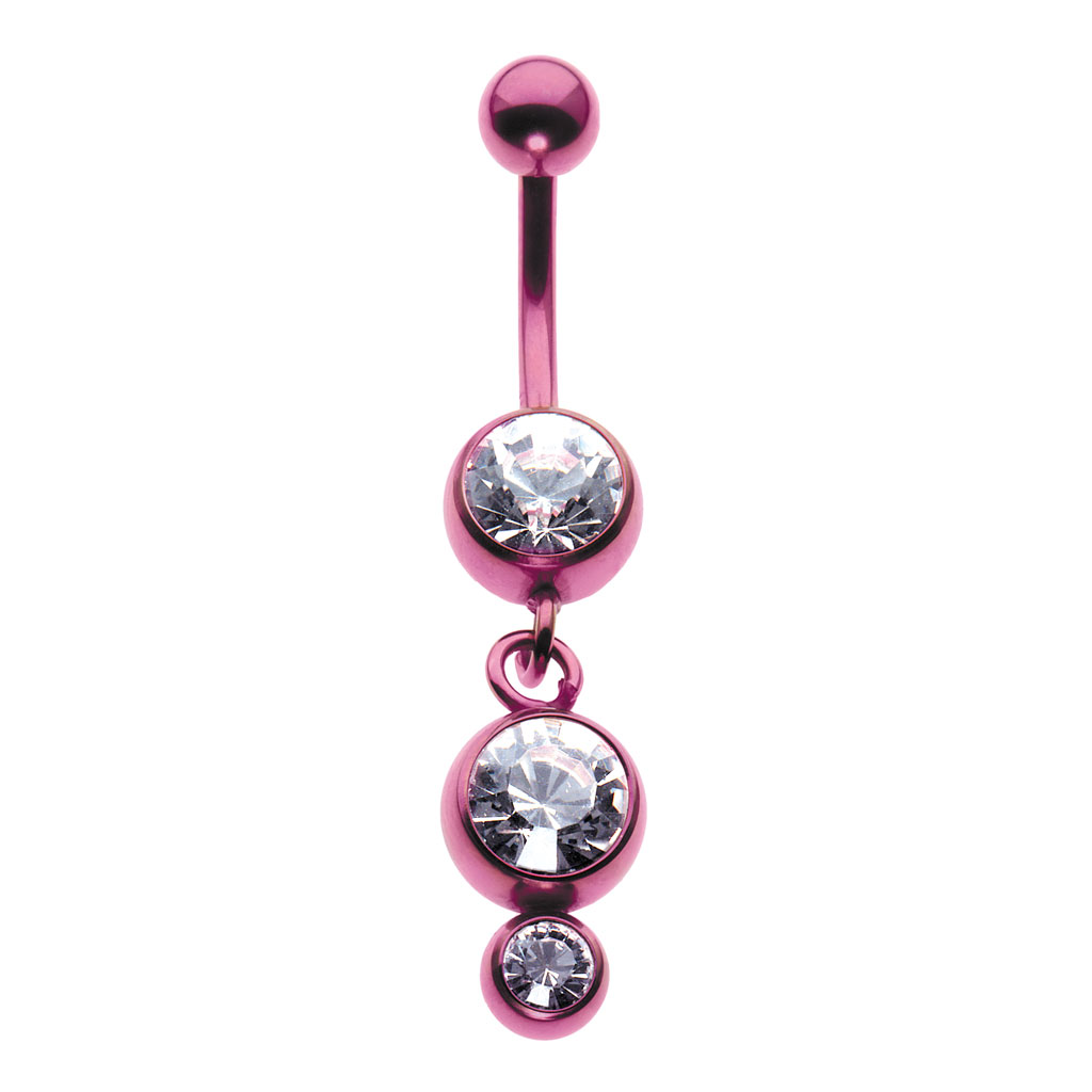 Double Dropper Banana (Titane) (Blue, 8 mm)