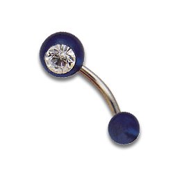 [UVJNS505YEL] UV Zircon Banana (8 mm, Yellow)
