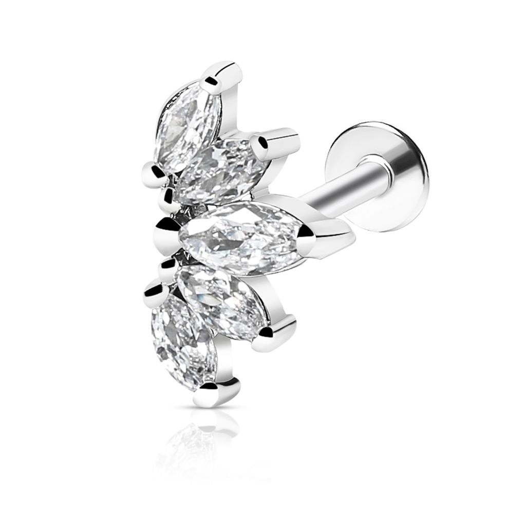 Lily Helix & Tragus Piercing (Acero) (6 mm)