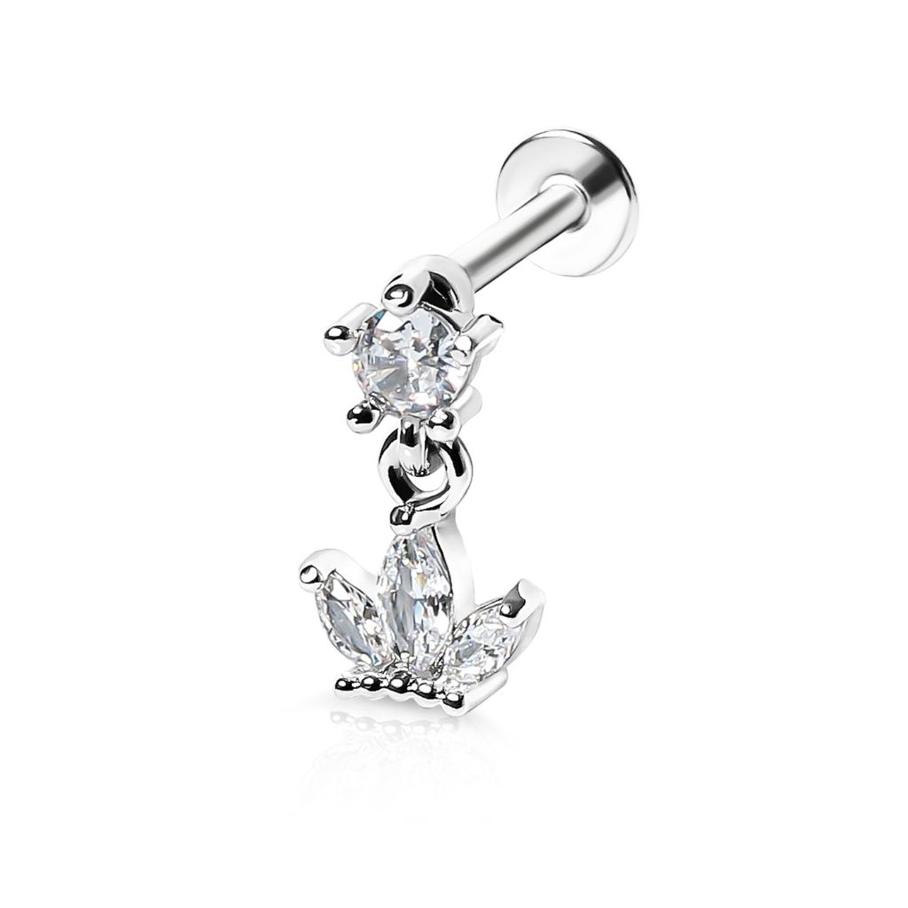 Sunflower Helix & Tragus Piercing (Acero) (6 mm)