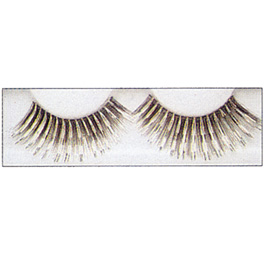 [HSC1/NERO/ARGEN] Black & Silver Strip Lashes