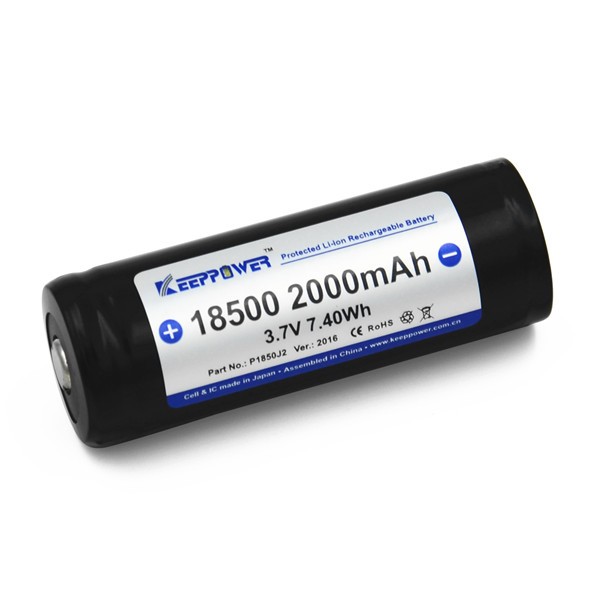 Keeppower 18500 - 2000mAh - Batterie pour Cheyenne Sol Nova Unlimited 2