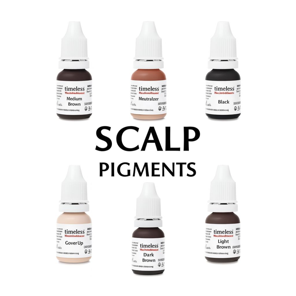 Timeless Pigment-Set für Trichopigmentierung