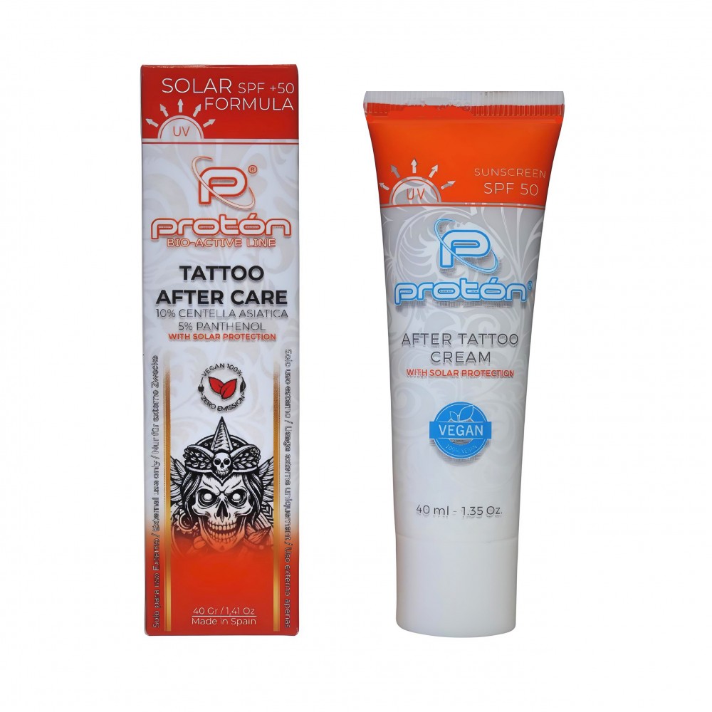 Proton After Tattoo Cream - SPF +50 (1 pc – 40ml Tube)