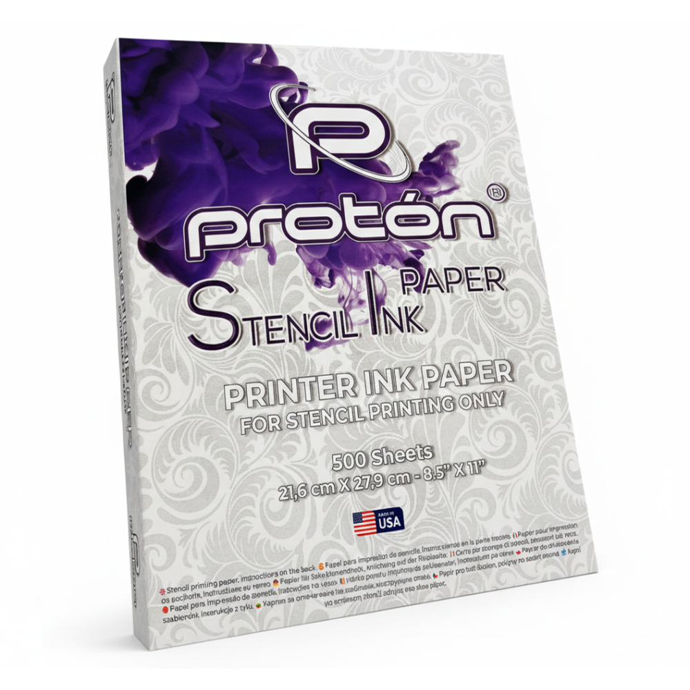 Proton Stencil Ink Paper 500 Fogli: Carta ad Alta Risoluzione per Stampanti Stencil