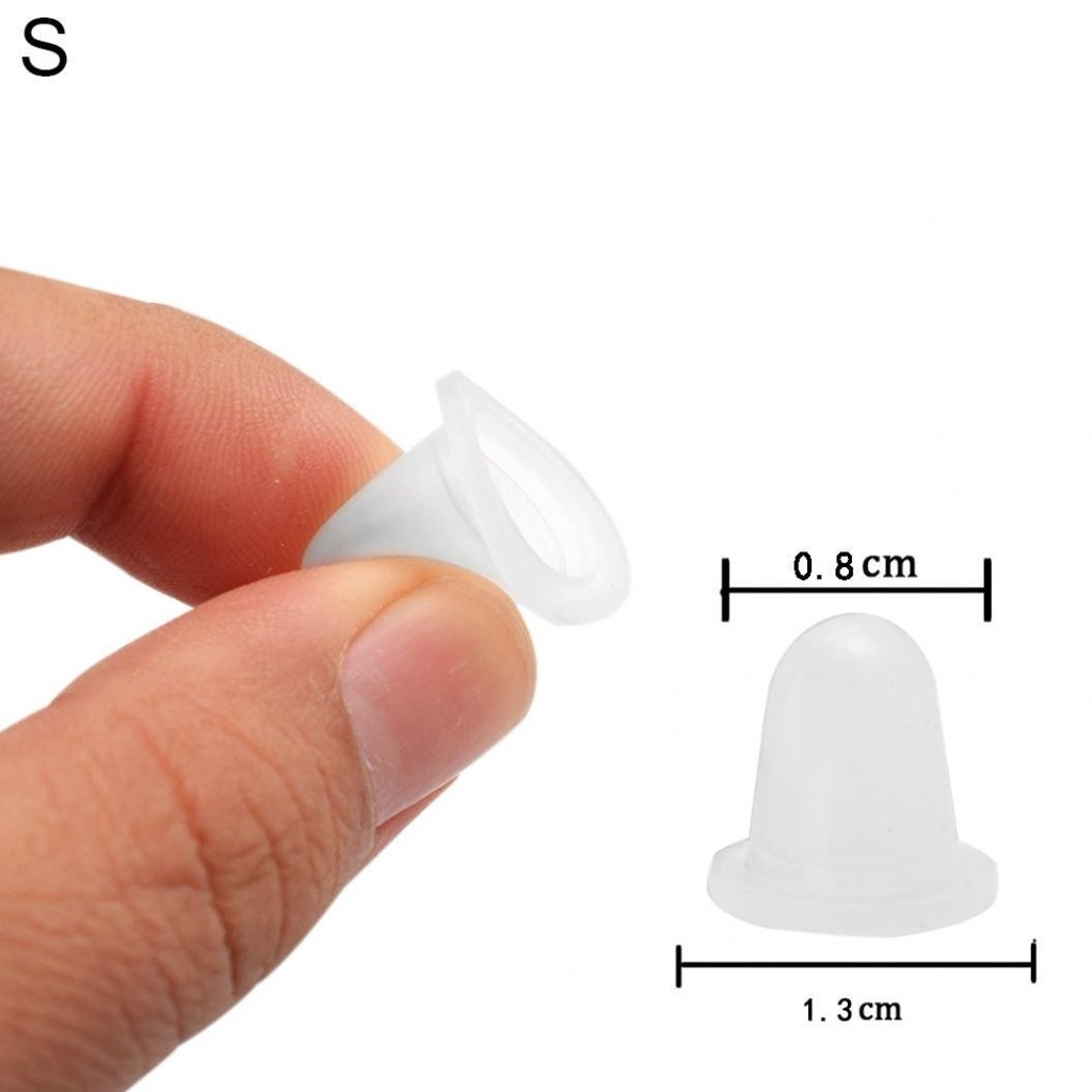 Cápsulas de silicona suave para tinta de tatuaje y pigmentos de maquillaje permanente | 100 piezas (8mm)