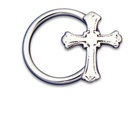 Vertical Charm Ring 1.6x12 Cross