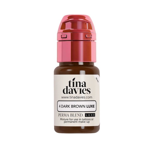 Perma Blend Luxe PMU Ink - Tina Davies Dark Brown 15 ml