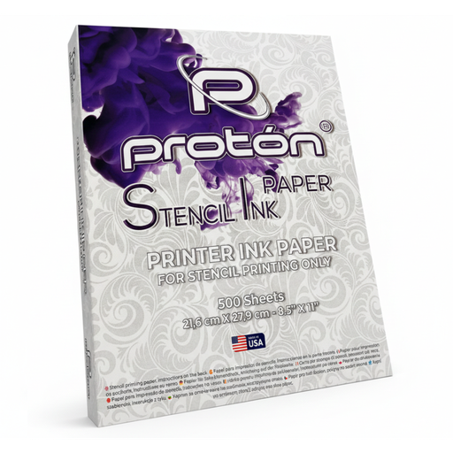 Proton Stencil Ink Paper 500 Blatt: Hochauflösendes Papier für Stencil-Drucker