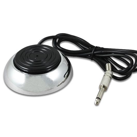 Heavy Duty Round Footswitch with jack plug | imaxshop.com